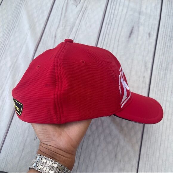 KLIM Snowmobile Motorcycle Baseball Cap Hat Technical Reality One Size Elastic - Picture 4 of 10